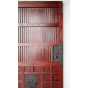 総欅格子蔵戸　W0138 