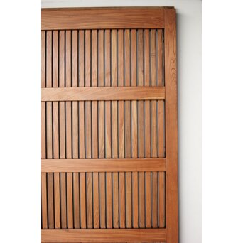 金具尽 総欅格子蔵戸　W0139Y 