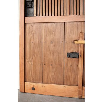 金具尽 総欅格子蔵戸　W0139Y 