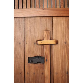 金具尽 総欅格子蔵戸　W0139Y 