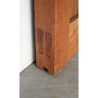 金具尽 総欅格子蔵戸　W0139Y 