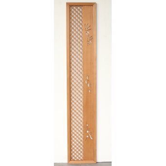 七宝繋ぎ組子と透かし彫刻の欄間　R0377 B面　同じデザインです