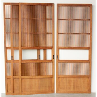 細身 格子戸 4枚1組　L1120