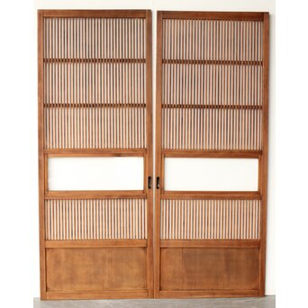 細身 格子戸 4枚1組　L1120 CD　表