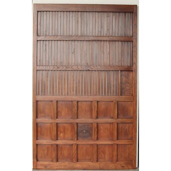 総欅格子蔵戸　W0140