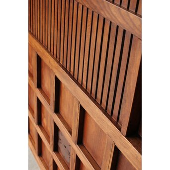 総欅格子蔵戸　W0140 