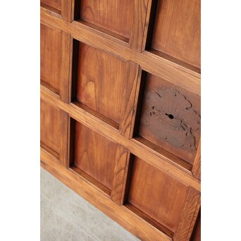 総欅格子蔵戸　W0140 