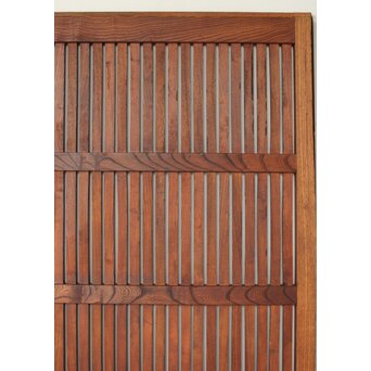 総欅格子蔵戸　W0140 