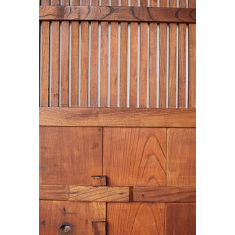 総欅格子蔵戸　W0140 