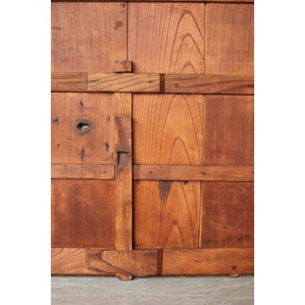 総欅格子蔵戸　W0140 