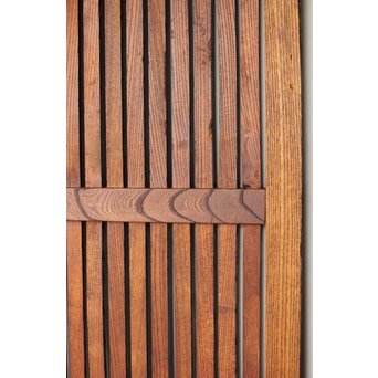 総欅格子蔵戸　W0140 