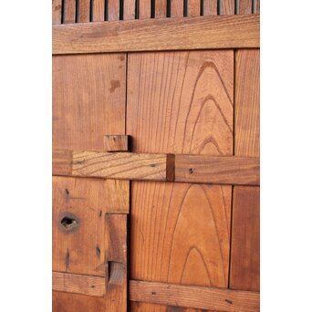 総欅格子蔵戸　W0140 