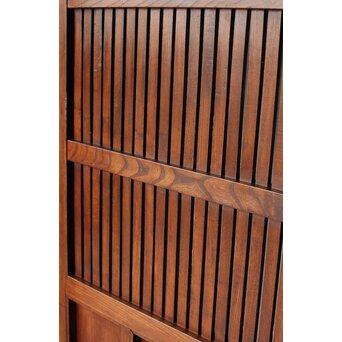 総欅格子蔵戸　W0140 