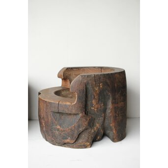 やつれ臼の椅子 2個1組　X443 