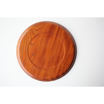 欅一枚板の刳貫盆　X446 