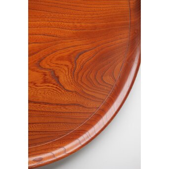 欅一枚板の刳貫盆　X446 