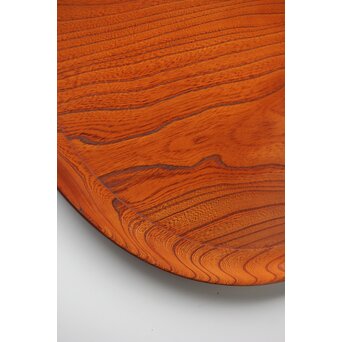 欅一枚板の刳貫盆　X446 