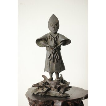 山岳信仰 金毘羅権現 銅像　M409