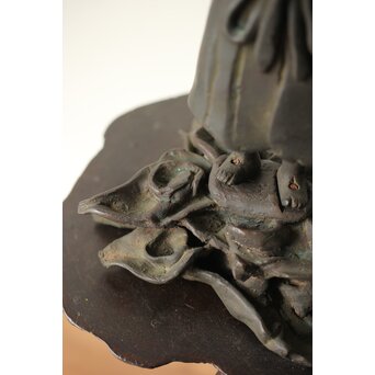 山岳信仰 金毘羅権現 銅像　M409 