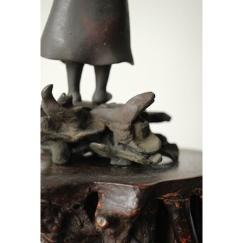 山岳信仰 金毘羅権現 銅像　M409 