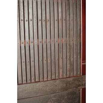 鉄格子鉄腰板蔵戸　W0142YD 