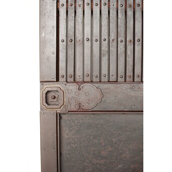 鉄格子鉄腰板蔵戸　W0142YD 