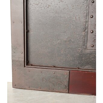 鉄格子鉄腰板蔵戸　W0142YD 