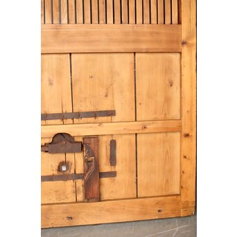 鉄格子鉄腰板蔵戸　W0142YD 