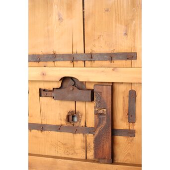 鉄格子鉄腰板蔵戸　W0142YD 