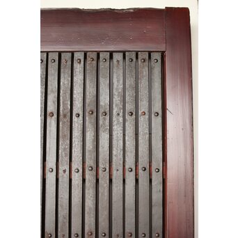 鉄格子鉄腰板蔵戸　W0142YD 