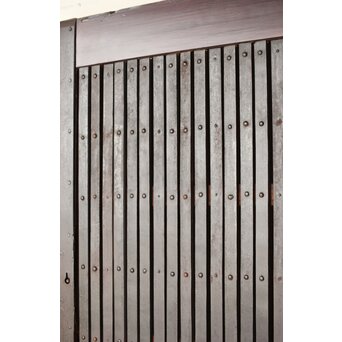 鉄格子鉄腰板蔵戸　W0142YD 