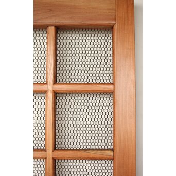 総欅 網の升格子蔵戸　W0143 