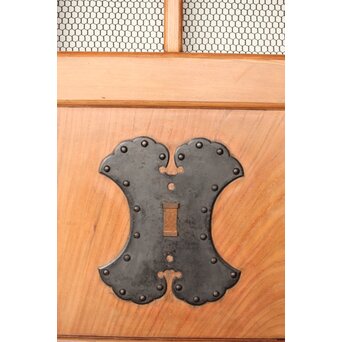 総欅 網の升格子蔵戸　W0143 