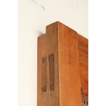 総欅 網の升格子蔵戸　W0143 