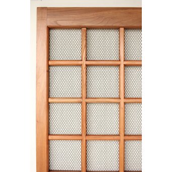 総欅 網の升格子蔵戸　W0143 