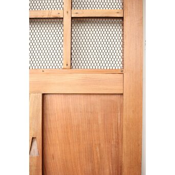 総欅 網の升格子蔵戸　W0143 