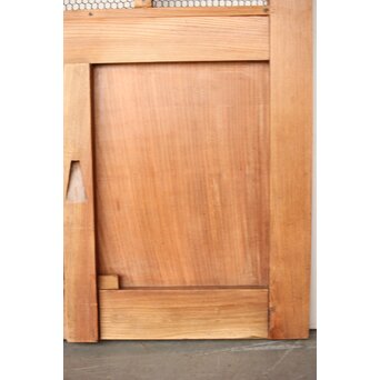 総欅 網の升格子蔵戸　W0143 