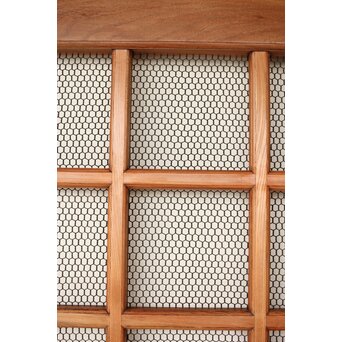 総欅 網の升格子蔵戸　W0143 