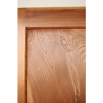 良杢 欅一枚板蔵戸　W0144Y 