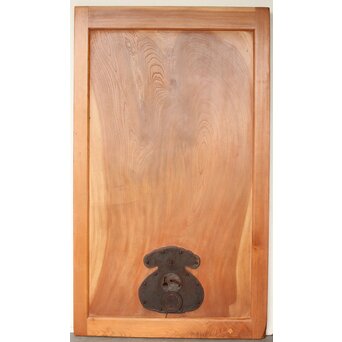 良杢 欅一枚板蔵戸　W0144Y