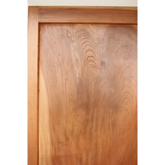 良杢 欅一枚板蔵戸　W0144Y 