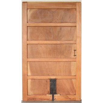 良杢 欅一枚板蔵戸　W0144Y ウラ