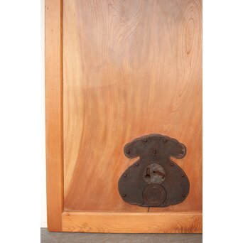 良杢 欅一枚板蔵戸　W0144Y 