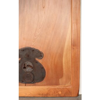 良杢 欅一枚板蔵戸　W0144Y 