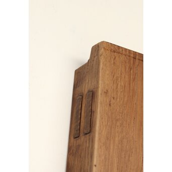 幅広 栗の格子蔵戸　W0145YD 