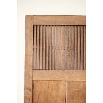 幅広 栗の格子蔵戸　W0145YD 