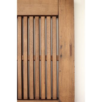 幅広 栗の格子蔵戸　W0145YD 