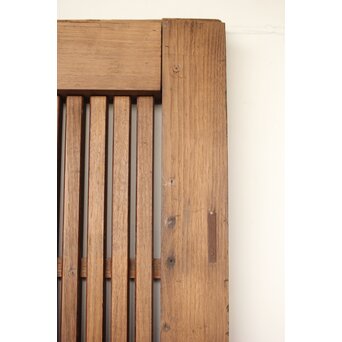 幅広 栗の格子蔵戸　W0145YD 