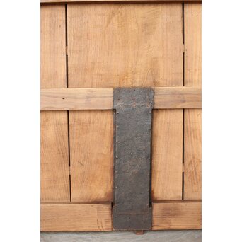 幅広 栗の格子蔵戸　W0145YD 