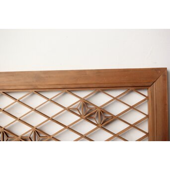 白木 散らし組子欄間　R0379 